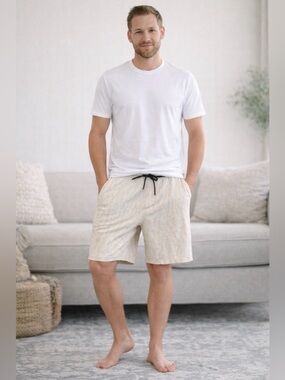 Stance Cream Butterblend Pullover with Black Tag and Teal Loop